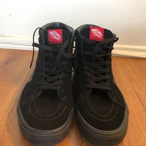 Black Suede SK8-Hi top Vans